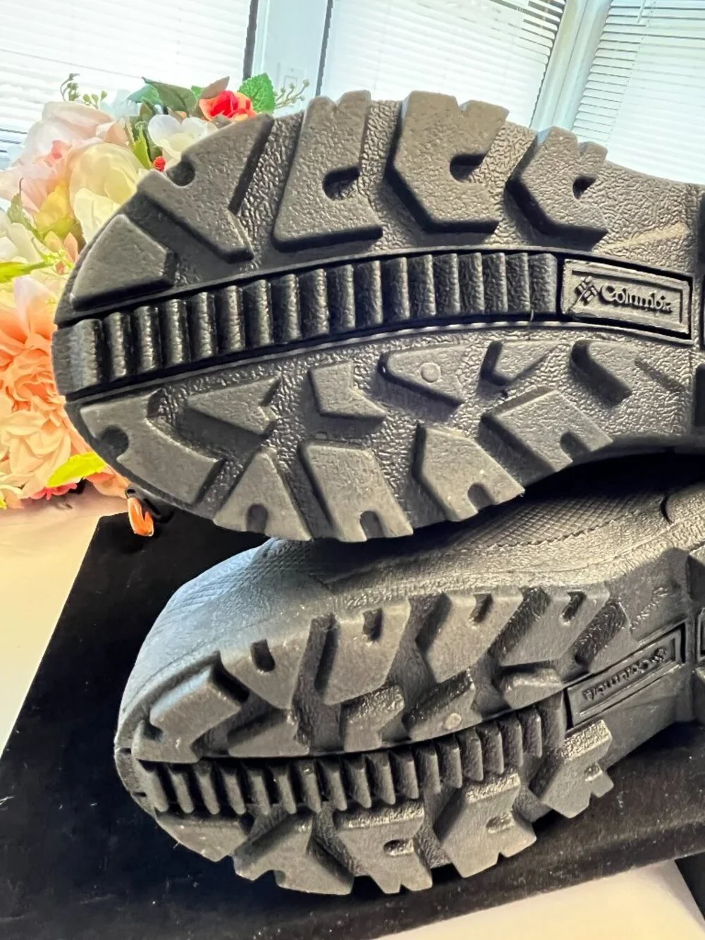 Columbia Powderbug Forty Print Kids Snow Boots Gray Camo 11
